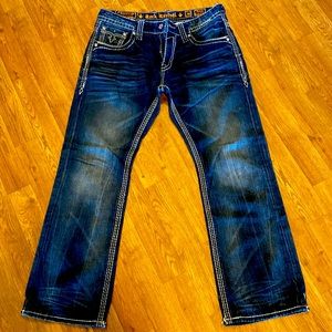 Rock Revival Remedy Relaxed Straight Fit Jeans